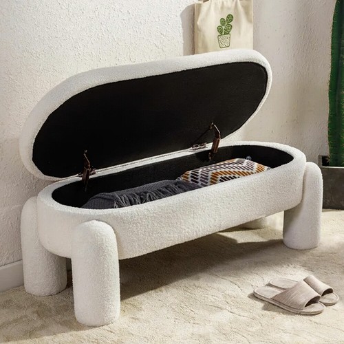 Ottoman storage stool teddy - stool,
