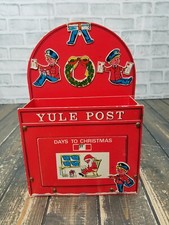 Vintage YULE POST - Countdown