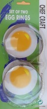 2xMetal Egg Frying Ring
