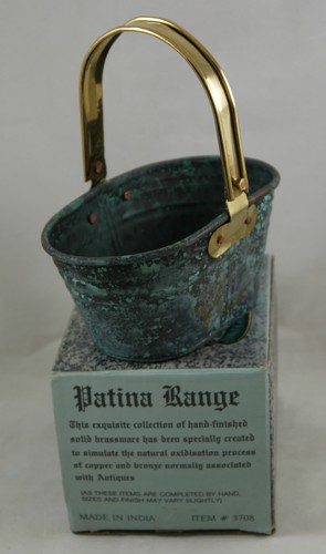 Solid indian brassware patina - solid,