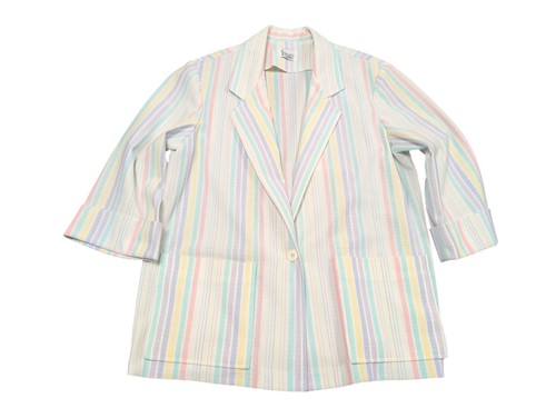 Vintage pastel striped cape - vintage,