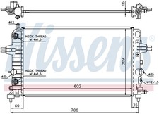 Fits Vauxhall Astra H Estate Radiator (Petrol Models) 2004 2005 2006 2007
