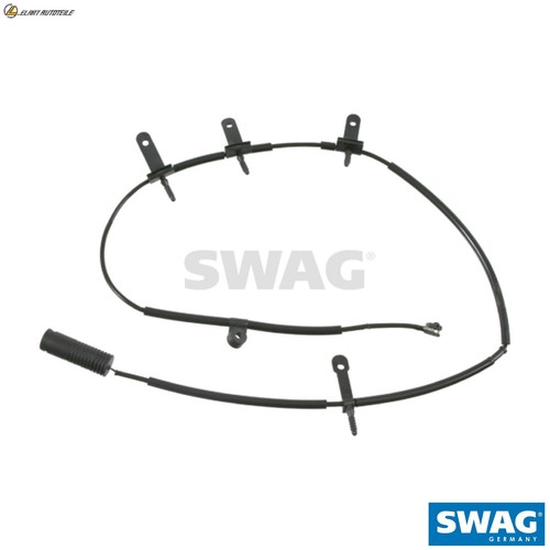 Warning contact brake pad - contact, wear