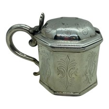 Antique Silver Mustard Pot