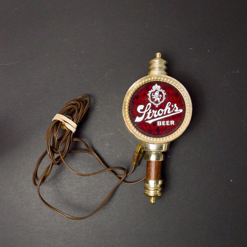 Vintage stroh beer - beer, lighted