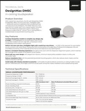 Bose DM5C In Ceiling Speaker