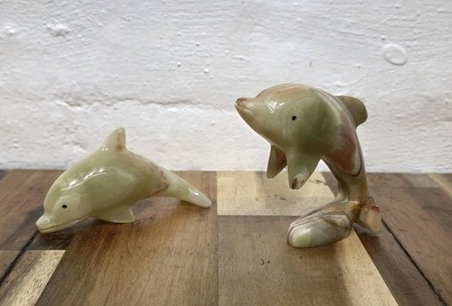 Vintage dolphin sculpture - vintage,