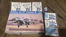 Trumpeter 1/32 Su-27 Flanker B 02224 with Ukrainian Mask and Decals 