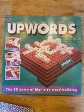 Vintage Game Upwords The 3D Word Building BoardGame 1994 Parker Complete