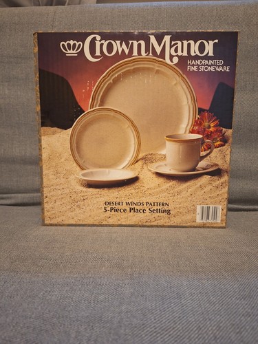 Vintage crown manor stone ware - vintage,
