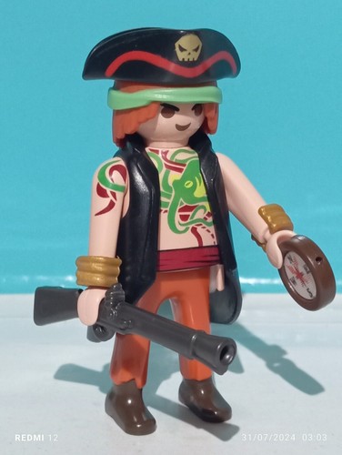 Playmobil tattooed pirate ship - tattooed,