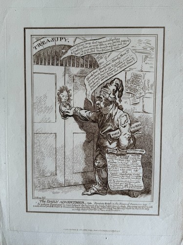 James gillray print 1820 - ca,