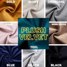 Plush Velvet Upholstery Fabric