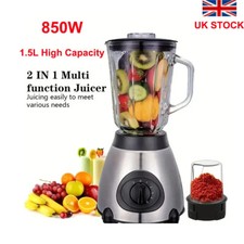 2in1 Juicer Blender Glass Fruit Grinder Smoothie Maker Food Processor Crusher
