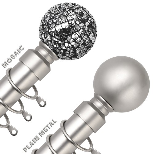 Satin nickel extendable metal - satin,
