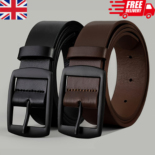 Mens genuine leather belt - genuine,