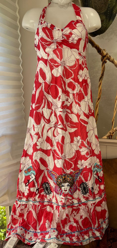 Laura lees label maxi - label, halter