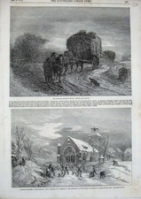 Old Antique Print Christmas