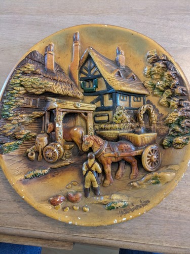 Vintage large chalkware - vintage,