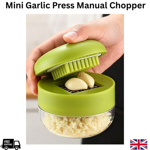 Mini garlic press manual - mini,