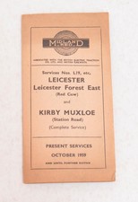 Bus Coach Timetable Handbill