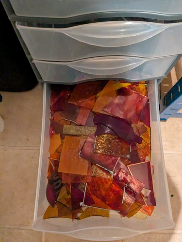 Stained glass equipment - glass, for