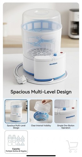 Maman electric steam bottle - maman,