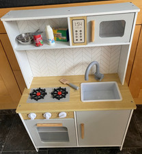 Wooden Toy Kitchen + Accessories