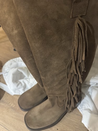 Steve madden suede fringe - steve,