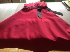 M&S Autograph Red Satin Dress