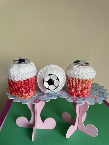 Hand knitted football - 3,