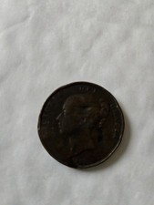1855 Queen Victoria Penny