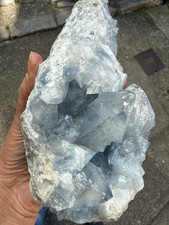 Celestite Crystal Geode large