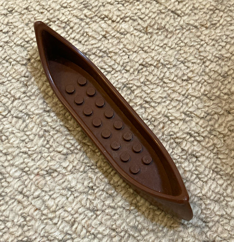 Lego brown boat hull canoe - hull,