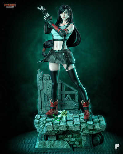 Tifa resin statue bust - resin,