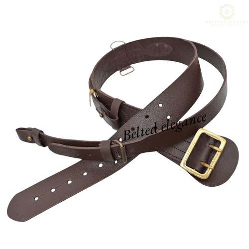 Sam browne belt - browne, genuine