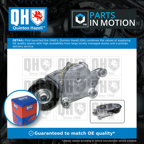 Aux belt tensioner fits - belt,