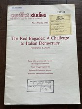 The Red Brigades: A Challenge to Italian Democracy PB (Conflict Studies)