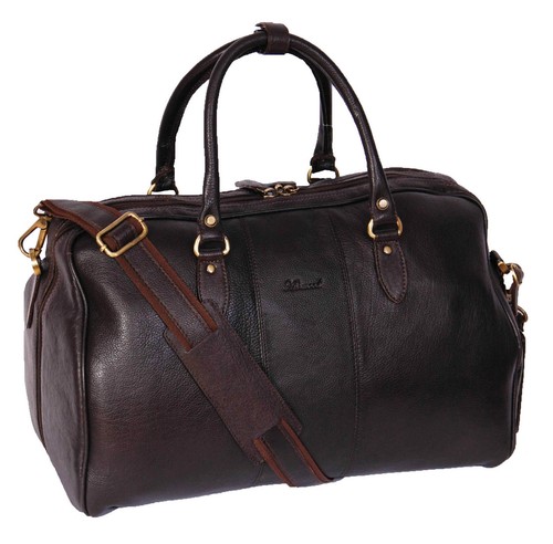 Genuine leather holdall - genuine,