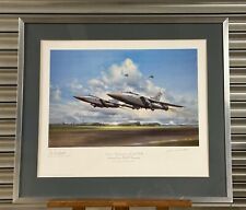 Fantastic Print Of Tornado F3 Signed By Artist Frank Wootton & Wing Commander