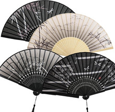 4 Pcs Handheld Folding Fan