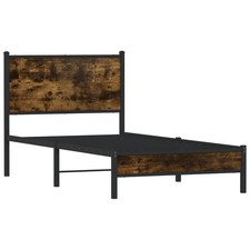Metal Bed Frame with Headboard