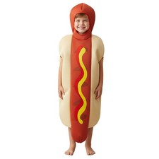 HOT DOG CHILD COSTUME NOVELTY FOOD FANCY DRESS COSTUME HEN STAG SAUSAGE