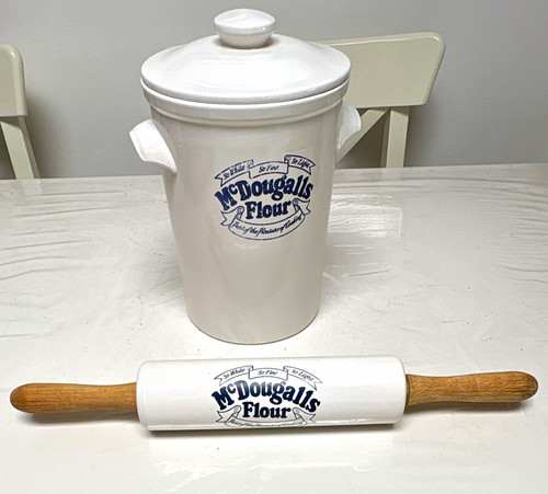 Mcdougalls flour white blue - mcdougalls, white/blue