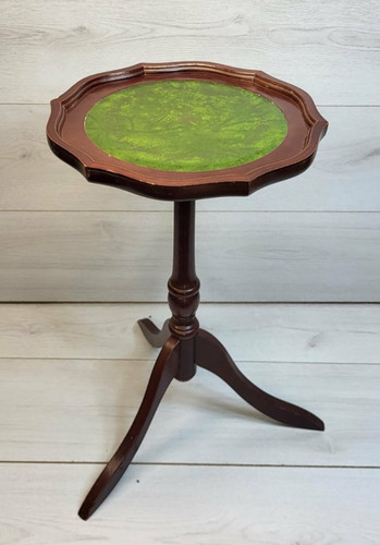 Vintage green leather top - vintage,