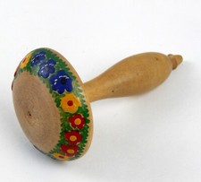 Antique Vintage Wooden Darning