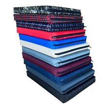 WATERPROOF Chair Cushion Seat Pad OUTDOOR Garden Patio REMOVABLE COVER 4CM Thick