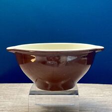 Vintage Emile Henry Petite Brown Mixing Bowl petite 6” Rustic French Kitchenware