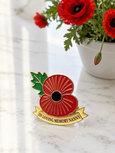 Nanny remembrance pin badge - remembrance,