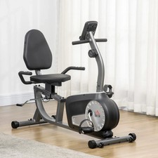 Home Gym Exercise Stationary Bike LCD Display Quiet 8Level Magnetic Resistance